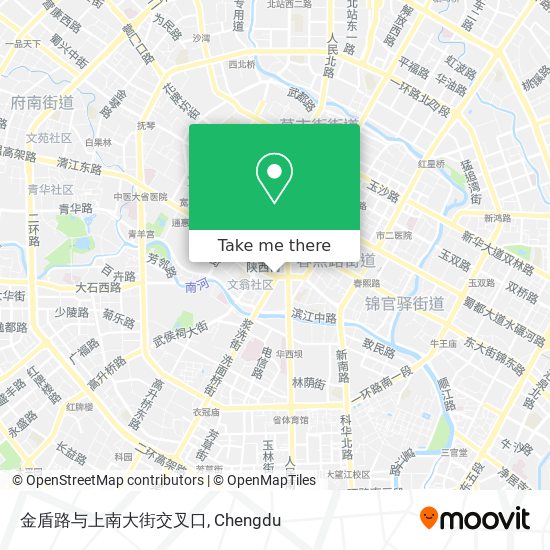 金盾路与上南大街交叉口 map