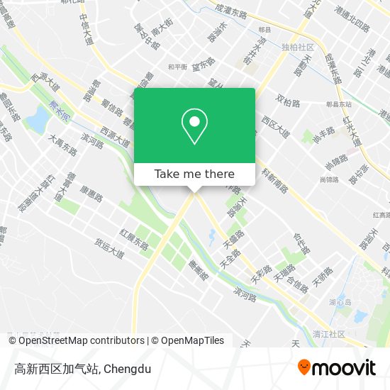 高新西区加气站 map