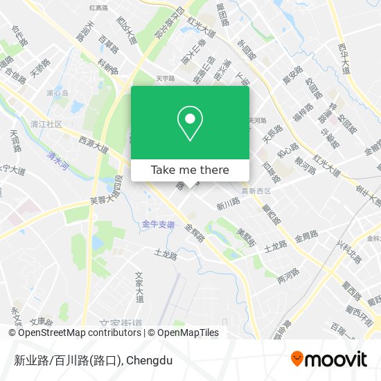 新业路/百川路(路口) map