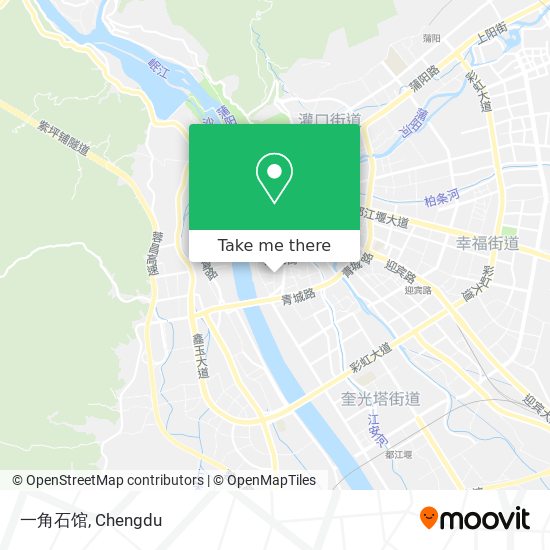 一角石馆 map
