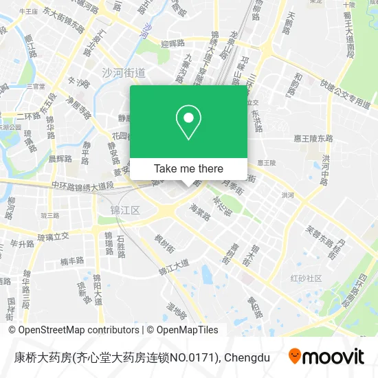 康桥大药房(齐心堂大药房连锁NO.0171) map