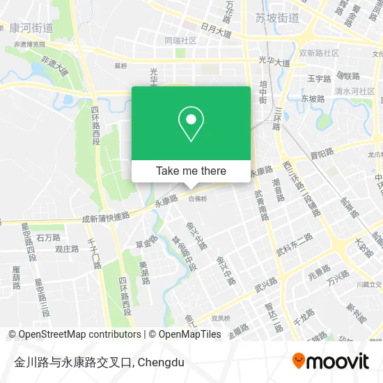 金川路与永康路交叉口 map