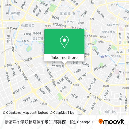伊藤洋华堂双楠店停车场(二环路西一段) map