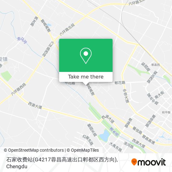 石家收费站(G4217蓉昌高速出口郫都区西方向) map