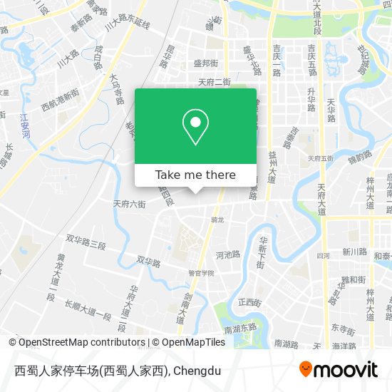 西蜀人家停车场(西蜀人家西) map