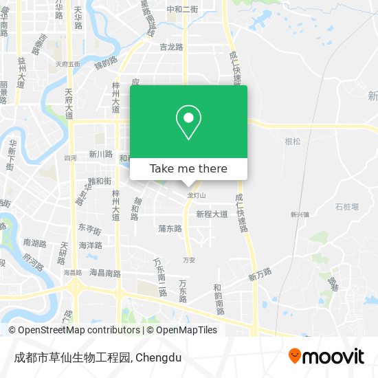 成都市草仙生物工程园 map