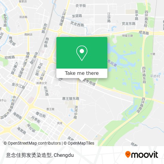 意念佳剪发烫染造型 map