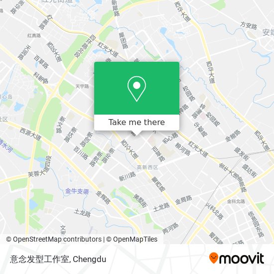 意念发型工作室 map