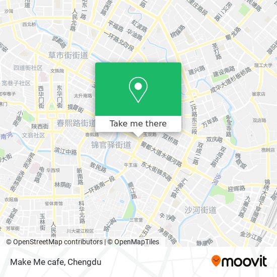 Make Me cafe map
