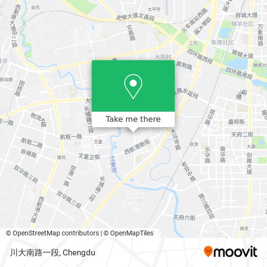 川大南路一段 map