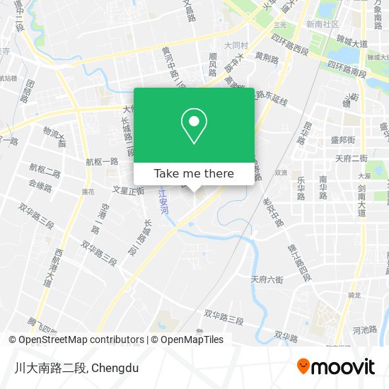 川大南路二段 map
