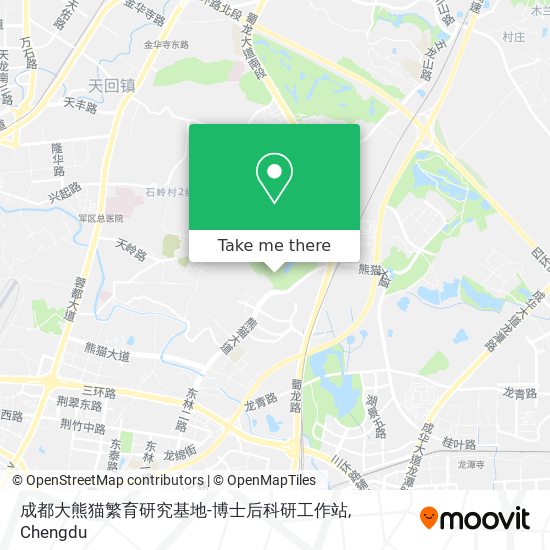 成都大熊猫繁育研究基地-博士后科研工作站 map