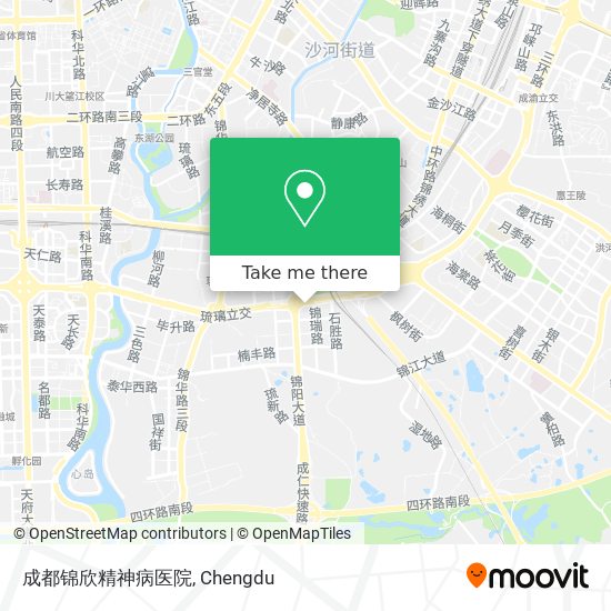 成都锦欣精神病医院 map