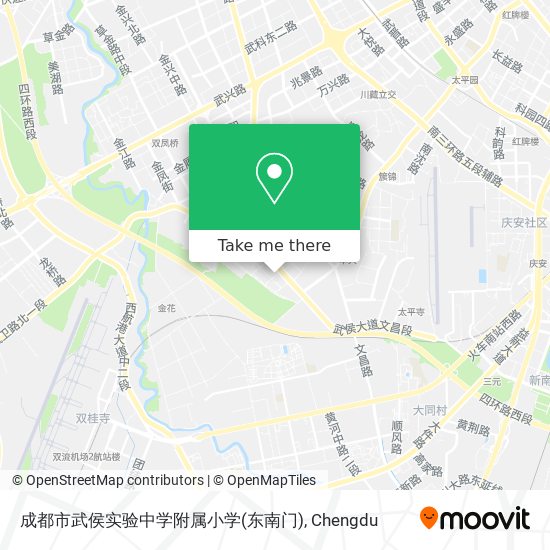成都市武侯实验中学附属小学(东南门) map