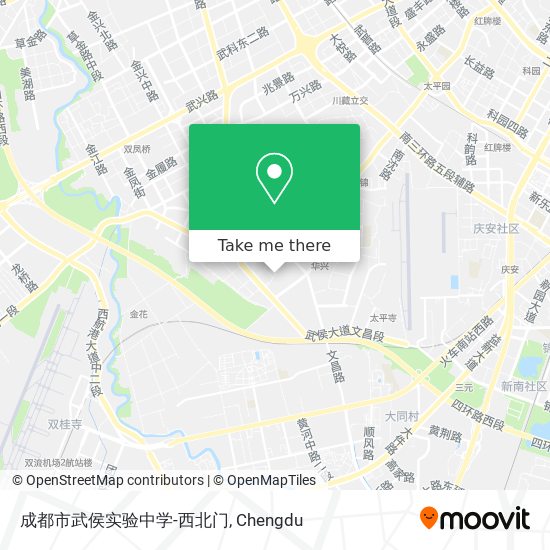 成都市武侯实验中学-西北门 map