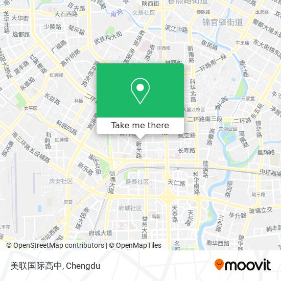 美联国际高中 map