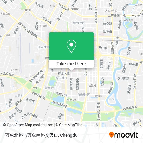 万象北路与万象南路交叉口 map