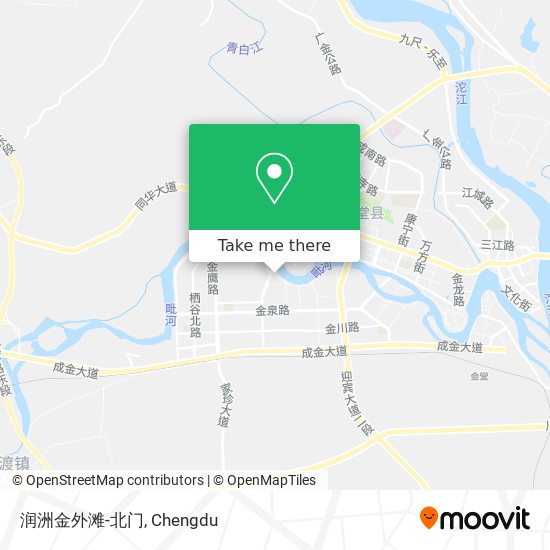 润洲金外滩-北门 map