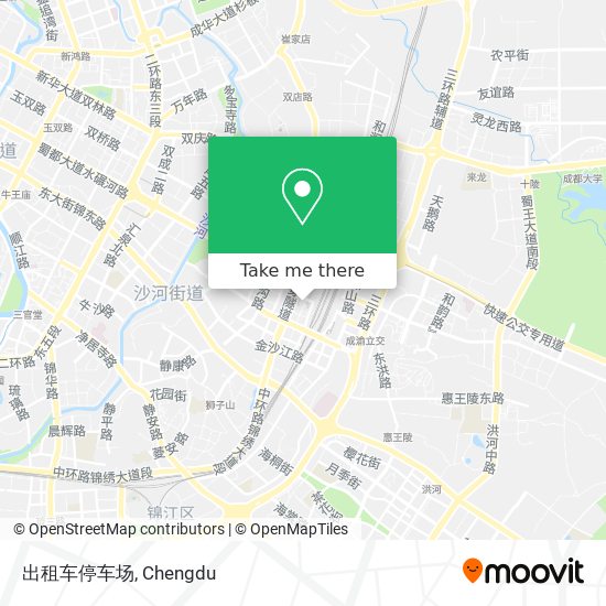 出租车停车场 map