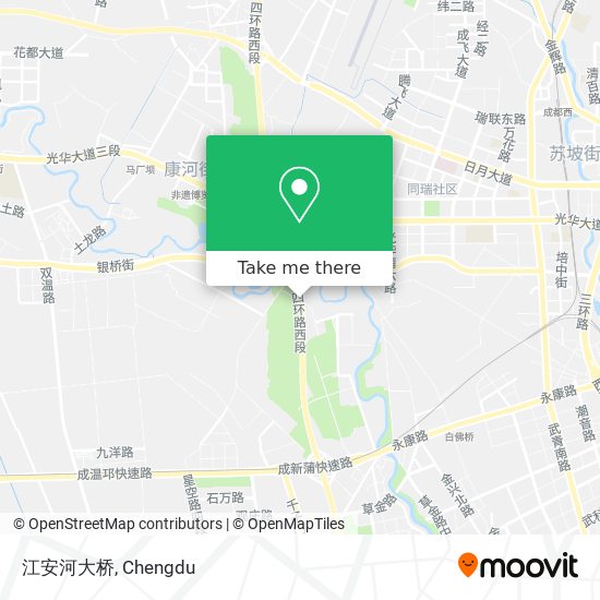 江安河大桥 map