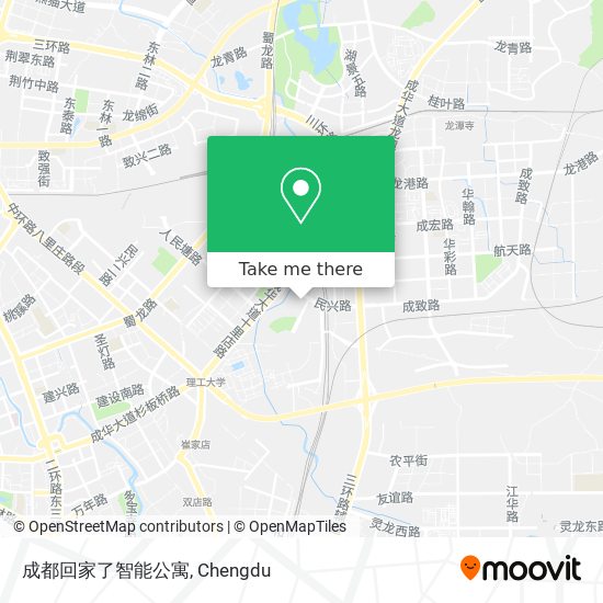 成都回家了智能公寓 map