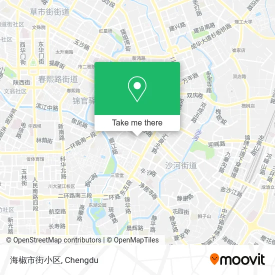 海椒市街小区 map