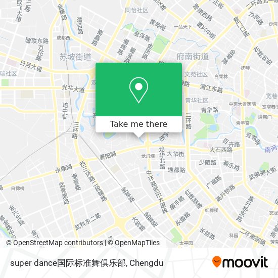 super dance国际标准舞俱乐部 map