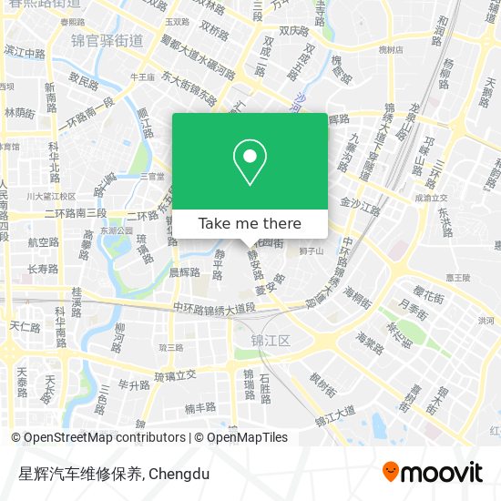 星辉汽车维修保养 map