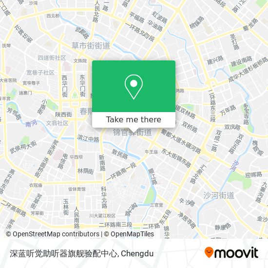 深蓝听觉助听器旗舰验配中心 map