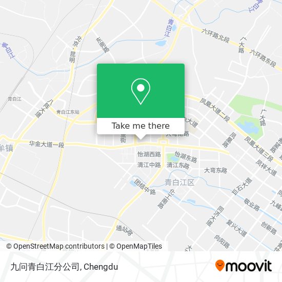 九问青白江分公司 map