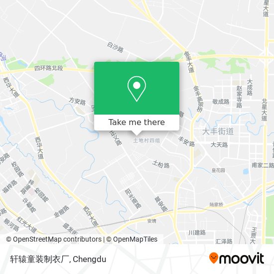 轩辕童装制衣厂 map