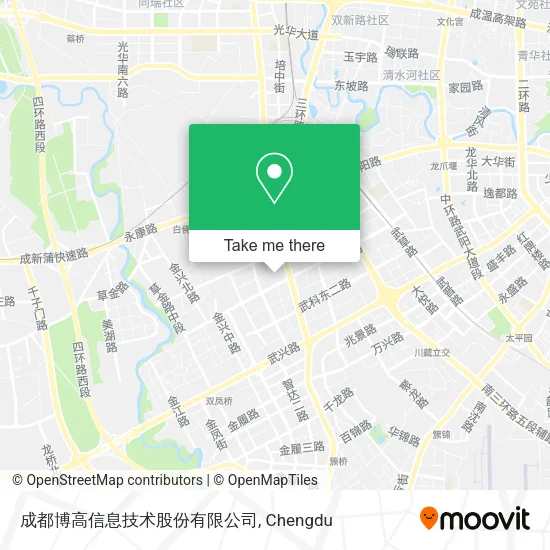 成都博高信息技术股份有限公司 map