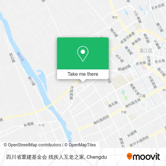 四川省重建基金会  残疾人互老之家 map
