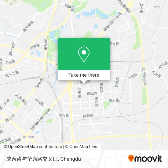 成泰路与华康路交叉口 map