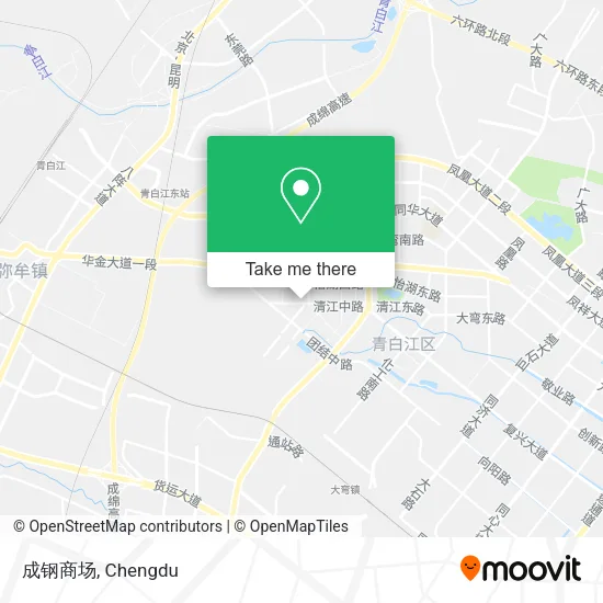 成钢商场 map