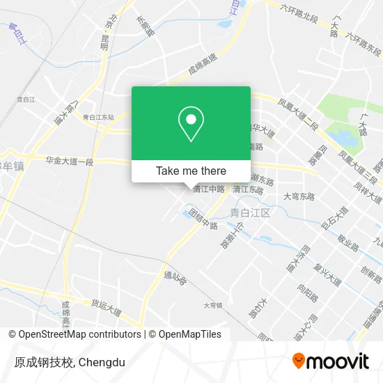 原成钢技校 map