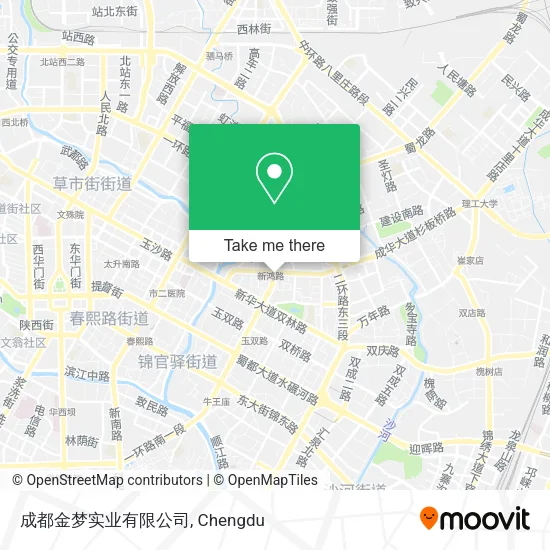 成都金梦实业有限公司 map