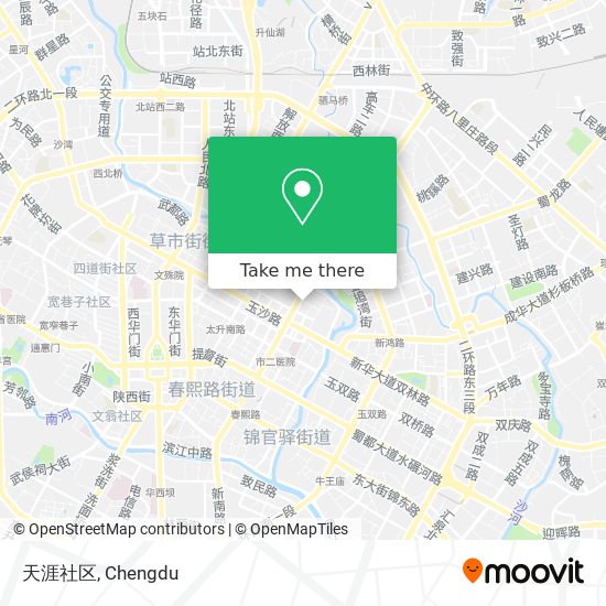天涯社区 map