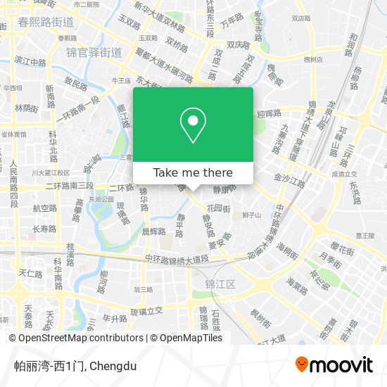 帕丽湾-西1门 map