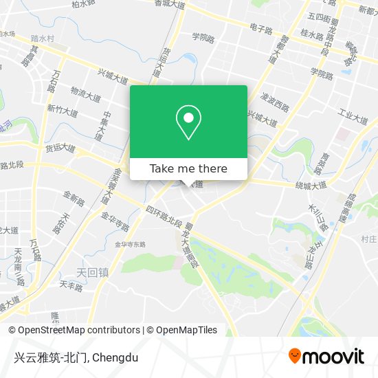兴云雅筑-北门 map