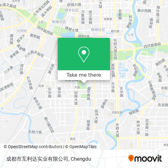 成都市互利达实业有限公司 map
