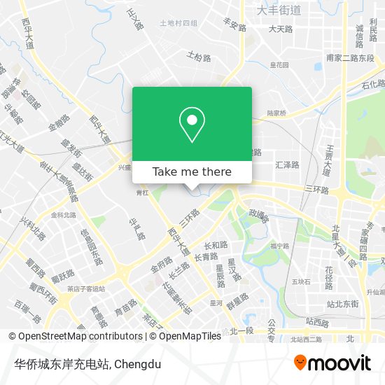 华侨城东岸充电站 map
