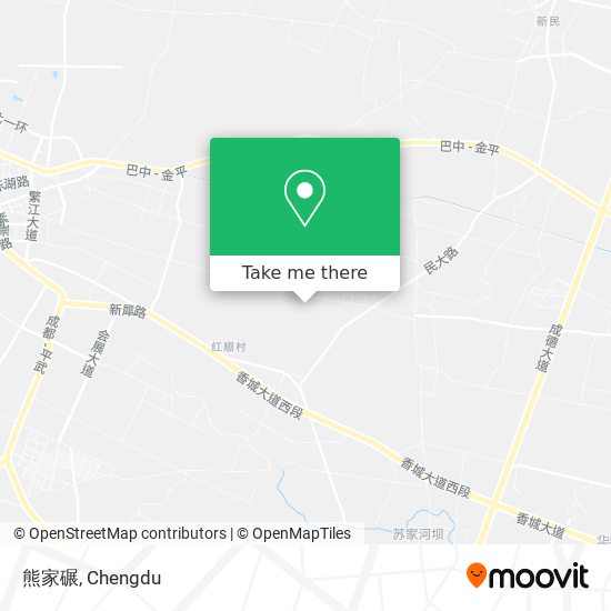 熊家碾 map