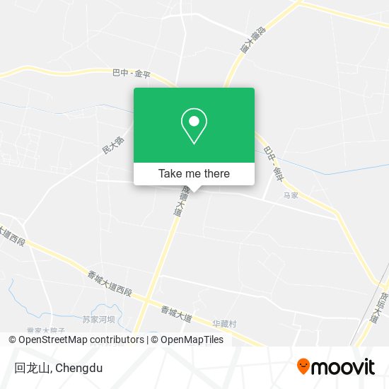 回龙山 map