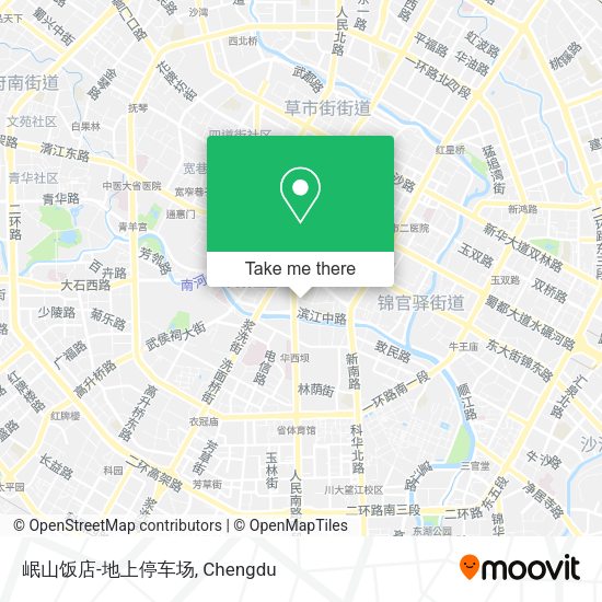 岷山饭店-地上停车场 map