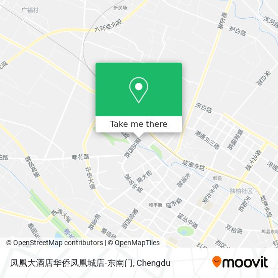 凤凰大酒店华侨凤凰城店-东南门 map