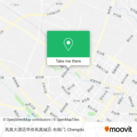 凤凰大酒店华侨凤凰城店-东南门 map