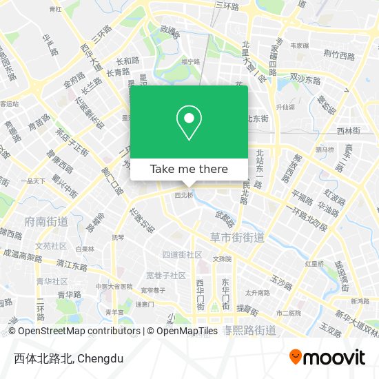 西体北路北 map