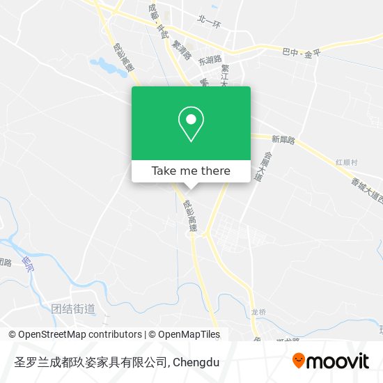 圣罗兰成都玖姿家具有限公司 map