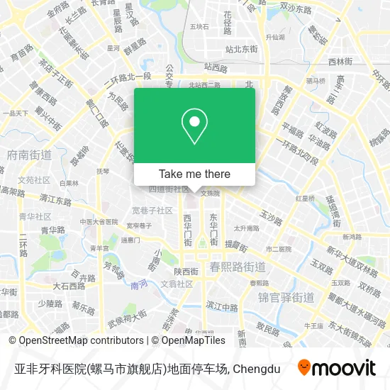 亚非牙科医院(螺马市旗舰店)地面停车场 map